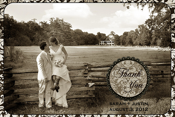 Wedding {Thank You} card